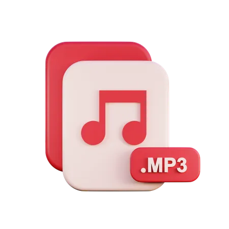 Mp 3 File  3D Icon