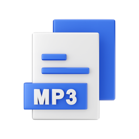 Mp 3 File 3D Illustration
