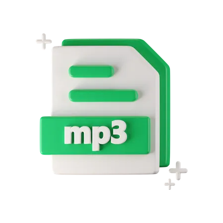 Mp 3 File 3D Icon