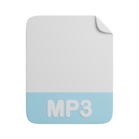 Mp 3 File 3D Icon