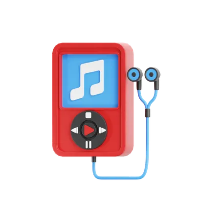 Leitor de mp3  3D Icon
