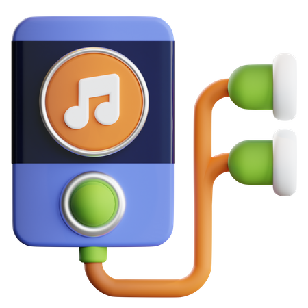 Mp 3 Player  3D Icon