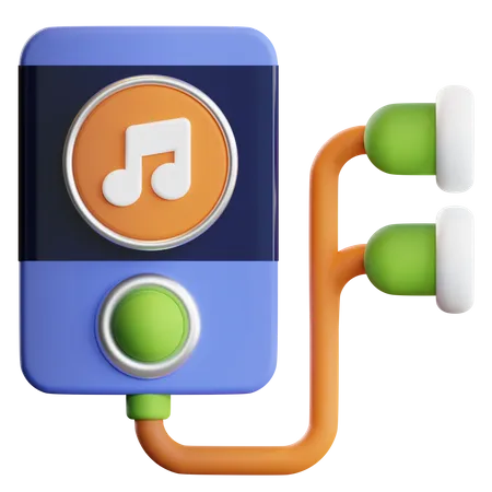 Mp 3 Player  3D Icon