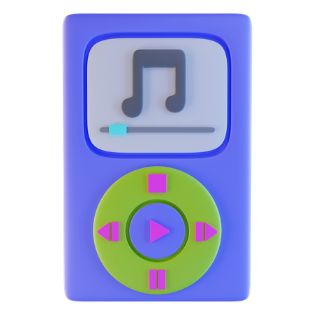 Mp 3 Player  3D Icon