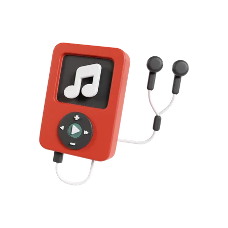 Mp 3 Player  3D Icon