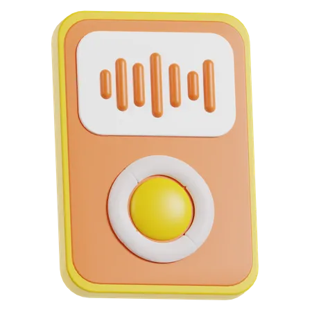 Mp 3 Player  3D Icon