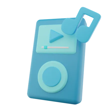 Mp 3 Player  3D Icon