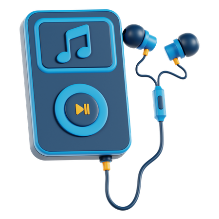 Mp 3 Player  3D Icon