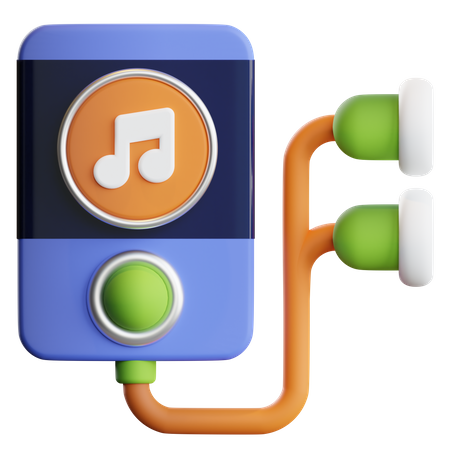 Mp 3 Player 3D Icon