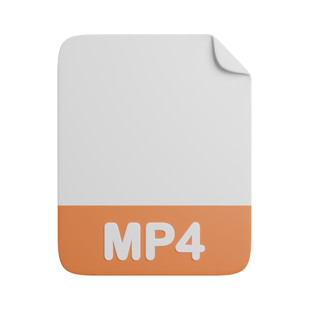 Fichier mp4  3D Icon