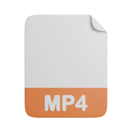 Fichier mp4  3D Icon