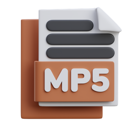 Mp File  3D Icon