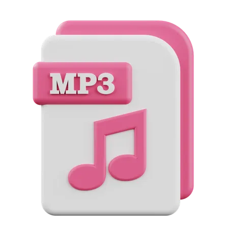 MP3  3D Icon