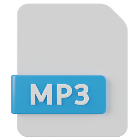 Mp3-Datei  3D Icon