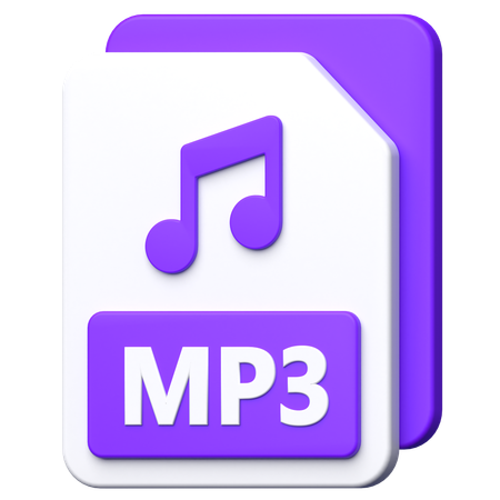 MP3 File  3D Icon