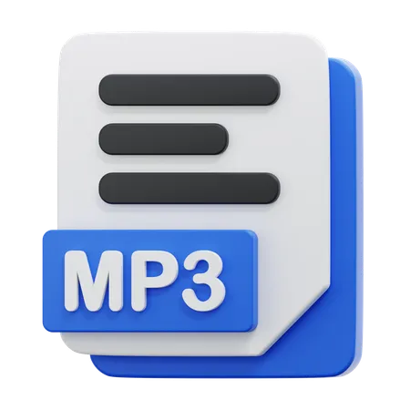 MP3 FILE  3D Icon