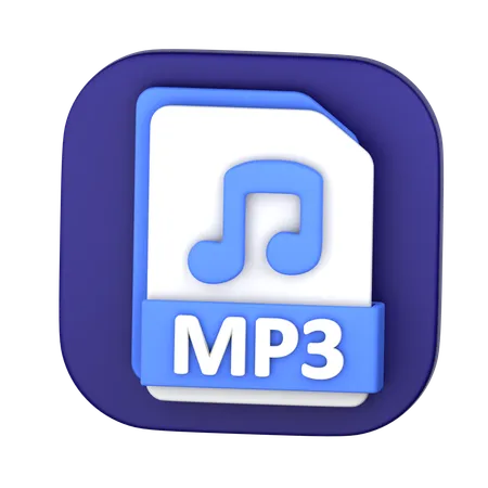 MP3 File  3D Icon