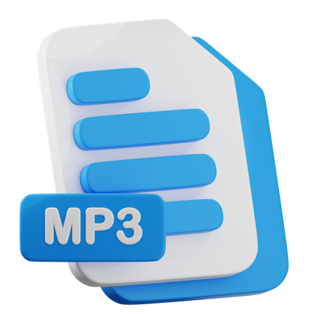 MP3 File  3D Icon