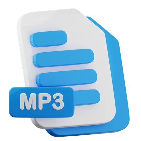 MP3 File  3D Icon