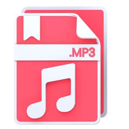 Mp3 file  3D Icon