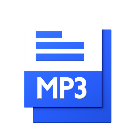 MP3 File  3D Icon