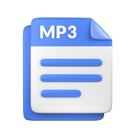 MP3 File  3D Icon