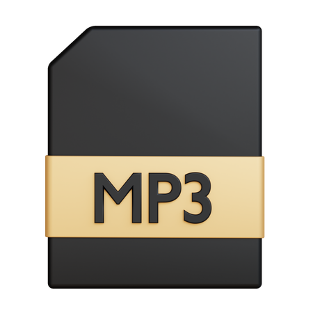 Mp3 File  3D Illustration