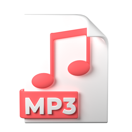 MP3 File 3D Icon