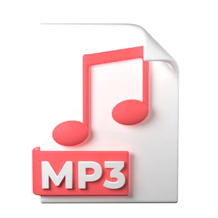 MP3 File 3D Icon