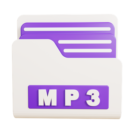 MP3 Folder  3D Icon