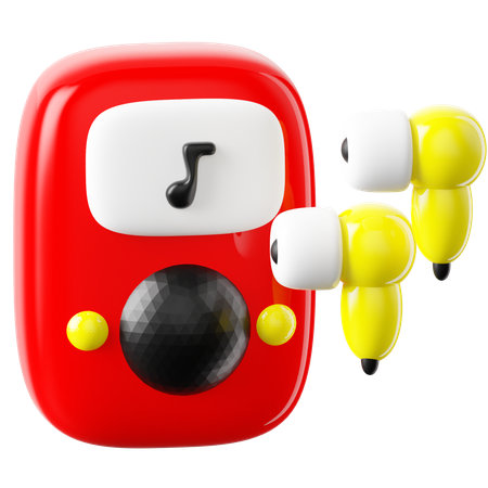 Mp3 Player  3D Icon