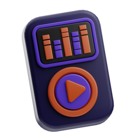 Mp3 Player  3D Icon