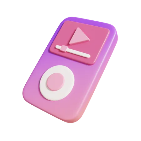 MP3-Player  3D Illustration