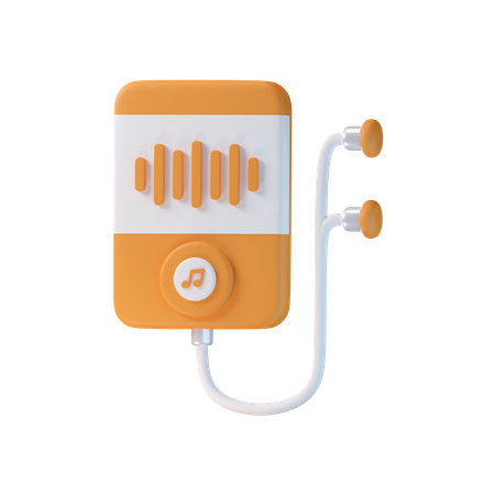 Mp3 Player  3D Icon