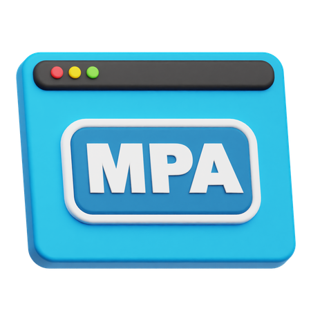 Mpa Website  3D Icon