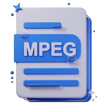 MPEG  3D Icon