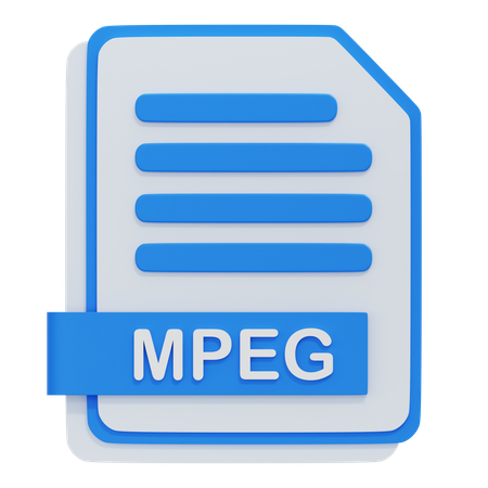 MPEG File  3D Icon