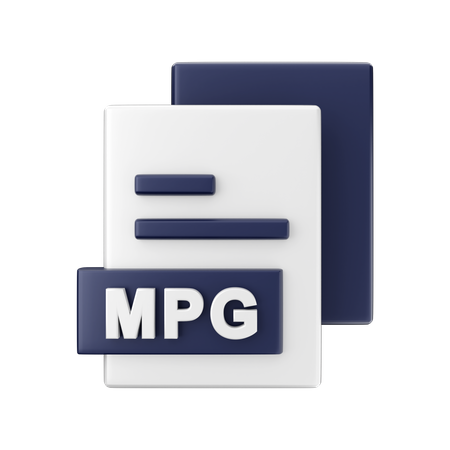 Mpg File  3D Illustration