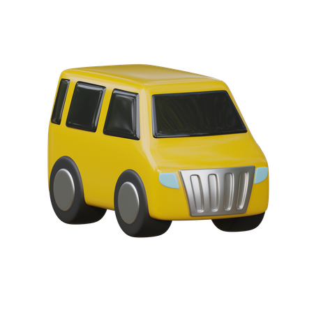 Mpv Car  3D Icon