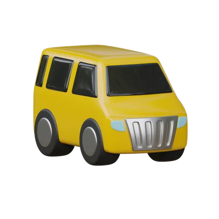 Mpv Car  3D Icon