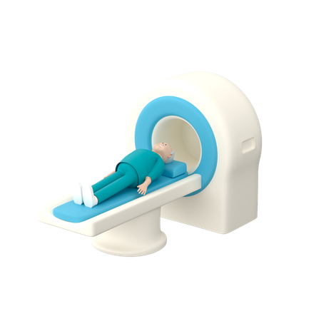 MRI スキャナー  3D Icon