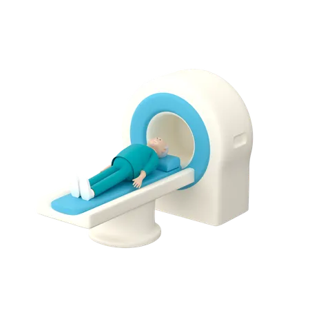 MRI スキャナー  3D Icon