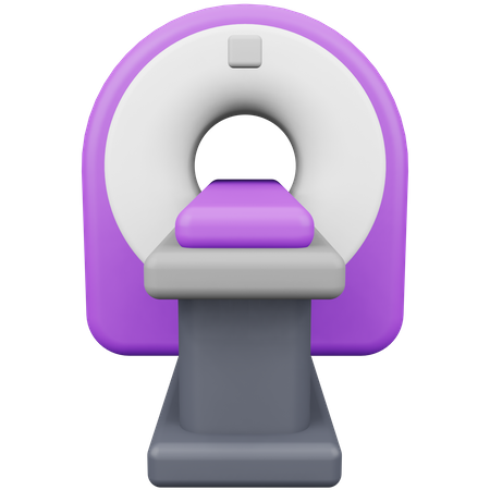 MRI Scanner 3D Icon