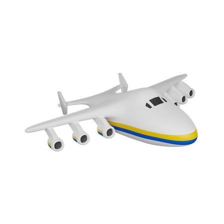 Avion Mriya  3D Icon