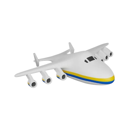 Avion Mriya  3D Icon