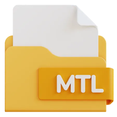 Mtl File  3D Icon