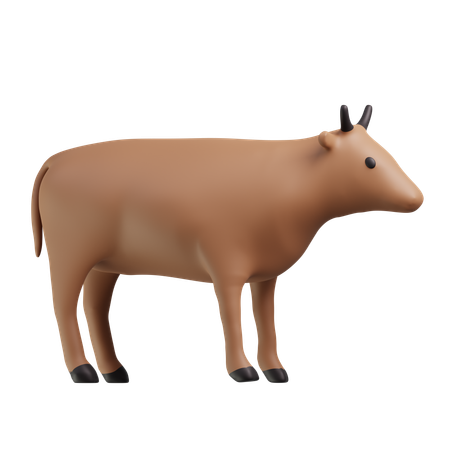 Mucca  3D Icon