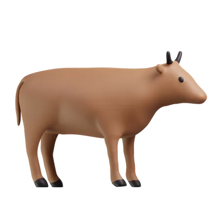 Mucca  3D Icon