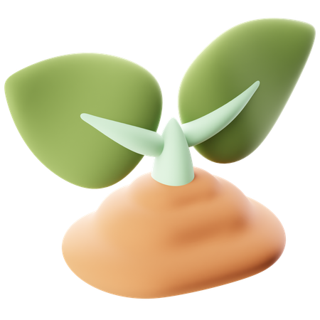 Plantinha  3D Icon