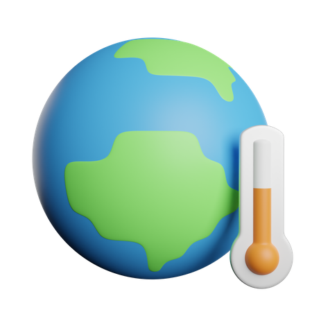 Das Alterações Climáticas  3D Icon